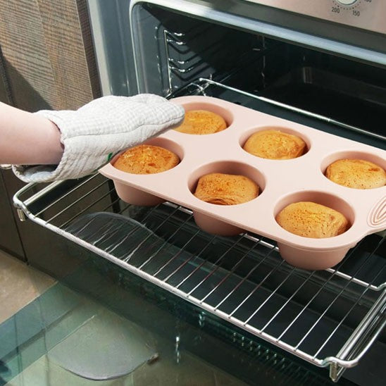moule-a-muffin-rond-six-trous-fourneau